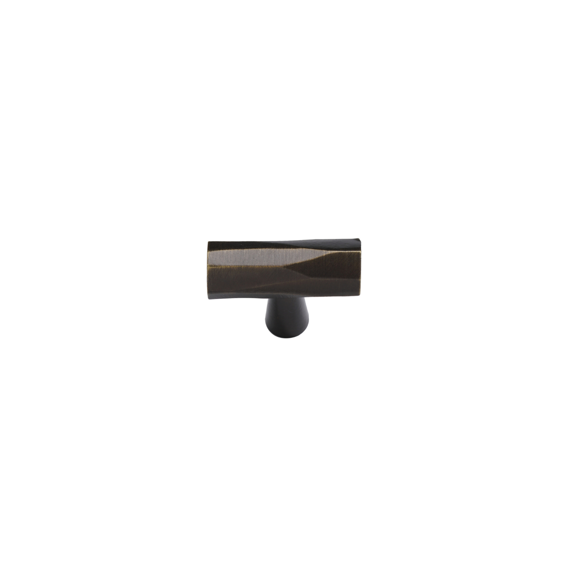 Bark T Knob Dark Brass Oxide