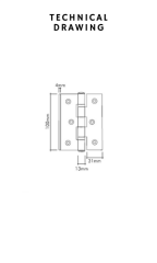 Sendio 10 cm Universal Hinge