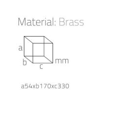 System Banyo Tepsisi Cam/Siyah 54X170X330 mm (BA2016 037 C2-AL6)