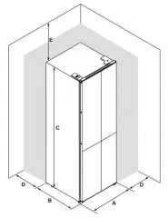 Hafele MAXIMA Solo Buzdolabı 4 Kapı 90cm Inox