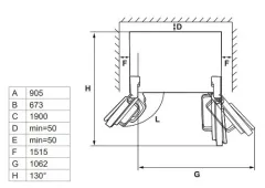 Hafele MAXIMA Solo Buzdolabı 4 Kapı 90cm Inox