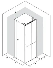 Hafele MAXIMA Solo Buzdolabı 4 kapılı 90cm Inox