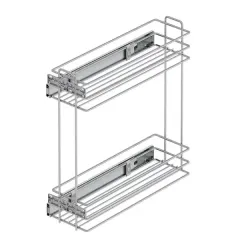 Starax 2215 Yandan Teleskopik Raylı Şişelik Krom Modül 25cm (S-2215-C)