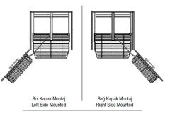 Starax İkiz Kiler 4 Tel Sepetli Antrasit 45cm (S-1221-C)