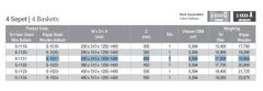 Starax 40cm Ahşap Tabanlı Krom Renk 4 Sepet Teleskopik Kiler (S-1521-C)