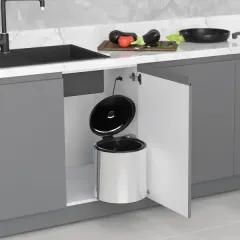 Starax Paslanmaz Çöp Kovası 10 Litre Modül 40cm (S-2251-SS)