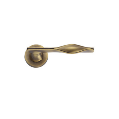 Curl Door Handle on Rose